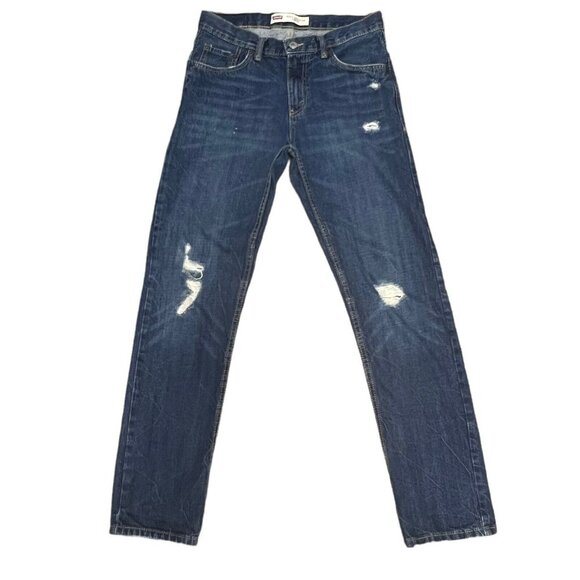 Levi's 502 Jeans Size 16 Regular Taper Size - Tag 28x28 Actual 29X31 Boys or Men - Picture 1 of 12